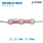 Interone Led Hàn quốc 3 bóng đỏ Z3U-V05-A7-K28-R